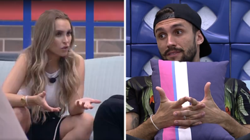 BBB21: Carla Diaz e Arthur batem boca e brother cobra informações privilegiadas: "Você não falou nada" - Reprodução/TV Globo