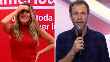 BBB21: Ingrid Guimarães surge no reality, sugere troca com Tiago Leifert - Reprodução/TV Globo