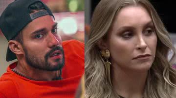 Decepcionado, ex-BBB Acrebiano volta atrás, desconsidera Carla Diaz e torce para brother ser o falso eliminado - Reprodução/TV Globo