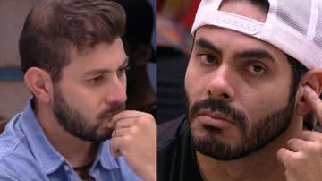 BBB21: Temendo o pior, Caio acredita em eliminação de Rodolffo após fala preconceituosa - Reprodução/TV Globo