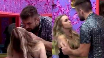 Telespectadores pedem expulsão de Arthur após beijo forçado em Carla Diaz - Reprodução/TV Globo
