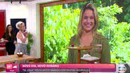 Fernanda Gentil se emociona ao tomar posse de estúdio de Ana Maria BRaga - Reprodução / TV Globo