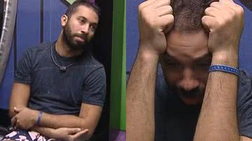 BBB21: Gilberto cai no choro após retorno de Carla Diaz - Reprodução/TV Globo