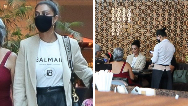 Poderosa, Juliana Paes elege look grifado para jantarzinho ao lado da família em restaurante badalado - AgNews