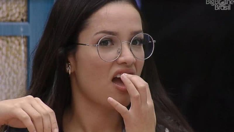 Juliette quebra dente comendo pão e se diverte - Reprodução/TV Globo