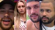 Neymar faz piada com relação de Carla, Arthur e Projota no BBB21 - Reprodução/Instagram e Reprodução/TV Globo