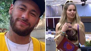 BBB21: Neymar fica impressionado com postura de Viih Tube durante programa ao vivo - Reprodução/TV Globo