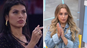 BBB21: Carla Diaz se preocupa com tosse de Pocah e assusta telespectadores - Reprodução/TV Globo