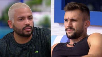 Abaladíssimo, Arthur desacredita eliminação de Projota e lamenta perda de aliado: "Tirou um pedaço" - Reprodução/TV Globo
