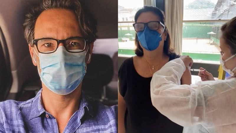 Rodrigo Santoro se emociona ao ver mãe receber a primeira dose de vacina contra a Covid-19: "Alívio" - Reprodução/Instagram