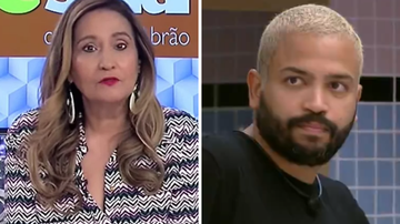 BBB21: Sonia Abrão pisa em Projota após rapper traçar plano contra Fiuk - Reprodução/ TV Globo/ RedeTV!