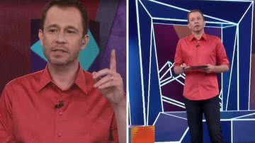 BBB21: Como assim? Tiago Leifert confunde a casa com sermão durante o programa ao vivo - Reprodução/TV Globo