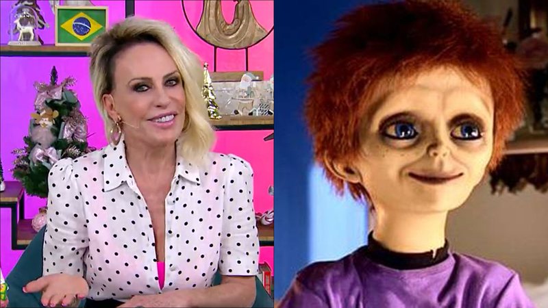 Ana Maria Braga surge ruiva e novo visual vira piada na web: "Filho do Chucky" - Reprodução/TV Globo/Rogue Pictures