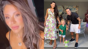 Esposa de Thammy Miranda se irrita com pergunta sobre ‘verdadeiro’ pai do filho - Instagram