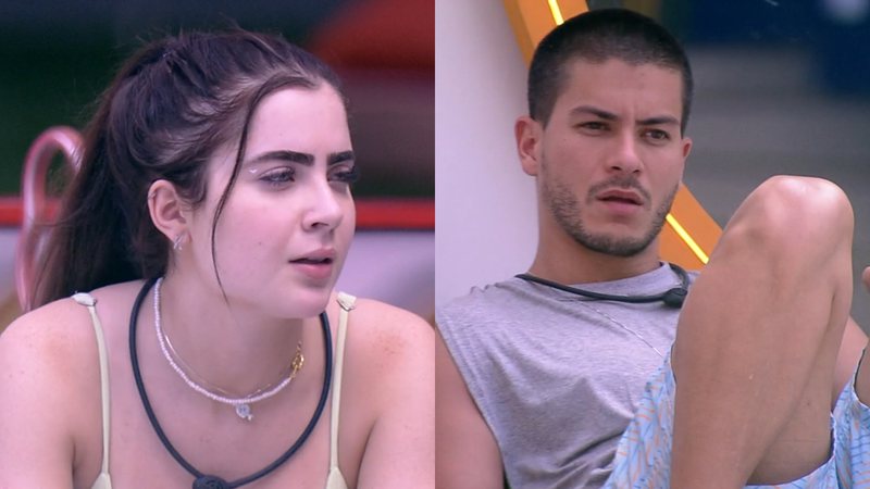 BBB22: Jade diz se sentir ameaçada e Arthur propõe aliança: “Mais possibilidade” - Reprodução/Globo
