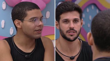 BBB22: Rodrigo procura Viny e tem conversa surreal que vira piada: "Carente" - Reprodução/TV Globo