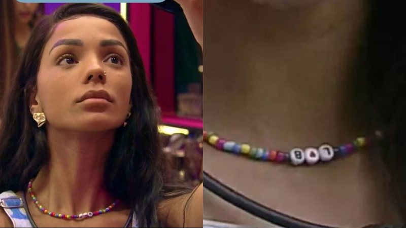 Brunna Gonçalves aparece usando colar em homenagem a Ludmilla dentro do BBB 22 - Reprodução/Instagram