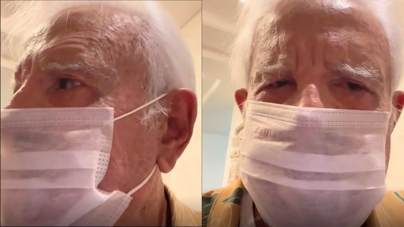 Aos 93 anos, Cid Moreira descobre problema nos rins e faz tratamento de diálise - Reprodução/Instagram