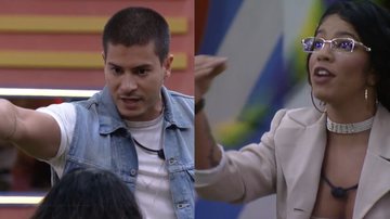 BBB22: Arthur e Maria discutem feio após jogo da discórdia: "Vai toma no c*" - Reprodução / TV Globo