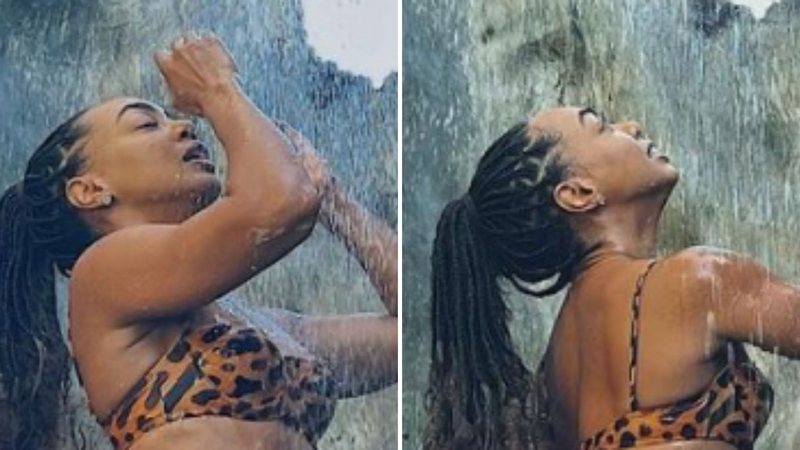 Dandara Mariana deixa fãs perplexos ao tomar chuveirada de biquíni: "Deusa" - Reprodução/Instagram