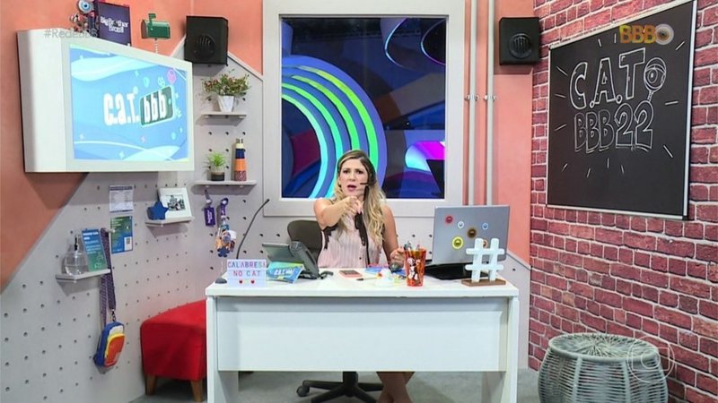 Dani Calabresa estreia no CAT BBB - Reprodução/Globo