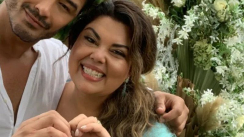 Fabiana Karla reata com o marido no casamento de Jojo Todynho: "Amor prevaleceu" - Reprodução/TV Globo
