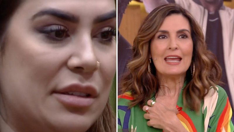 Fátima Bernardes se surpreende com comportamento de Naiara Azevedo: "Acho incrível" - Reprodução/TV Globo