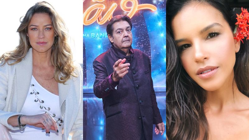 Com Covid, Faustão esteve com Luana Piovai e Mariana Rios um dia antes de teste - Instagram