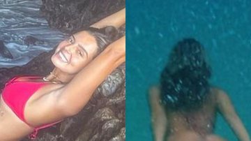 Debaixo d'água, Giovanna Lancelotti faz fio-dental sumir em bumbum GG: "Sereia" - Reprodução/Instagram