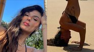 Só de biquíni, Isis Valverde posa de pernas para o ar e atiça web: "Vou dar zoom" - Reprodução/Instagram
