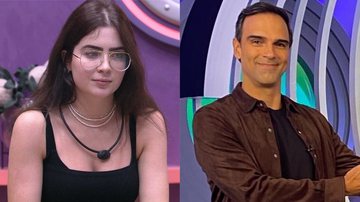 Jade Picon revela que sonhou com Tadeu Schmidt - Reprodução/Globo