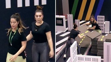 BBB22: Que mico! Naiara Azevedo e Laís passam vergonha e não completam prova do líder - Reprodução/TV Globo