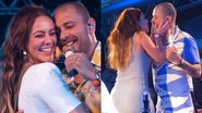 Paolla Oliveira invade palco e Diogo Nogueira arranca um beijão de filme: "Tesão" - Reprodução/Instagram