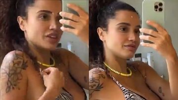 Só de biquíni, ex-BBB Paula Amorim mostra barriguinha de três meses: "Crescendo" - Reprodução/Instagram