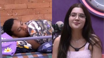 BBB22: Vai rolar? Paulo André dorme agarradinho com peça de roupa de Jade Picon - Reprodução/TV Globo