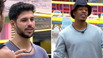BBB22: Paulo André não quer combinar votos e Rodrigo critica: "Vai acontecer" - Reprodução/TV Globo