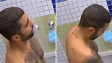 BBB22: Pedro Scooby lava as partes íntimas e mostra demais durante o banho - Reprodução/Instagram