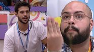BBB22: Climão! Rodrigo leva sermão de Tiago Abravanel: "Vontade de chorar" - Reprodução/TV Globo