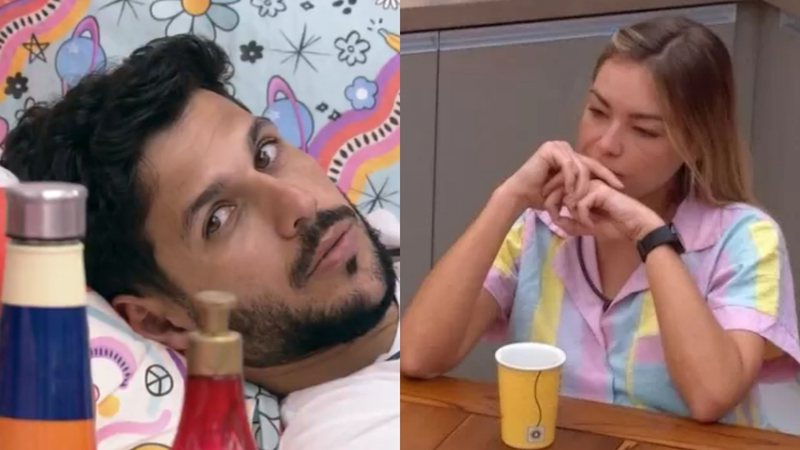BBB22: Rodrigo leva coice ao se desentender com Bárbara: "Não sabe o que é a xepa" - Reprodução/TV Globo