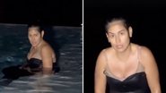 Sequinha, Simone enfrenta apagão com banho de piscina em sua mansão - Reprodução/TV Globo