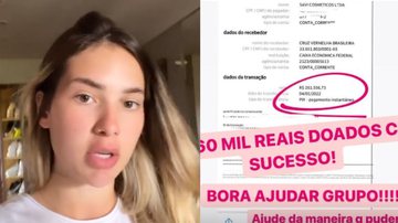 Virgínia Fonseca sofre críticas após expor valor doado para vítimas na Bahia - Reprodução / Instagram