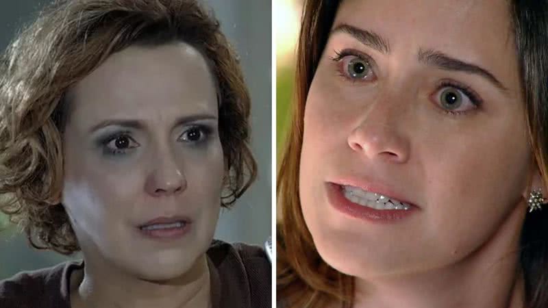 A mãe de Júlia colocará a megera contra a parede após ouvir maldades sobre a irmã; veja - Reprodução/TV Globo