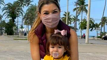 Amanda Françozo e a filha são diagnosticadas com Covid-19 - Reprodução/Instagram