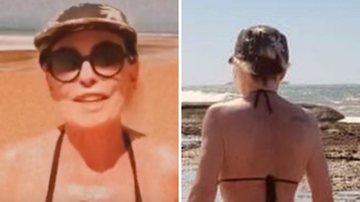 Aos 72 anos, Ana Maria Braga posa de costas com biquíni ousado e corpão surpreende: "Maravilhosa" - Reprodução/Instagram