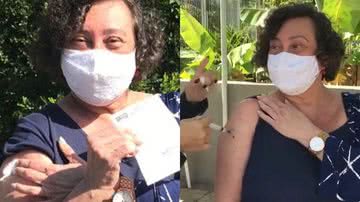 Após vencer a Covid-19 , Bárbara Bruno recebe segunda dose da vacina e celebra: "Sou uma sobrevivente" - Reprodução/Instagram