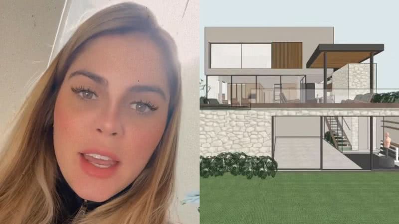 Bárbara Evans mostra detalhes do projeto da nova mansão que morará com o marido, Gustavo Theodoro: “Spoiler” - Reprodução/Instagram