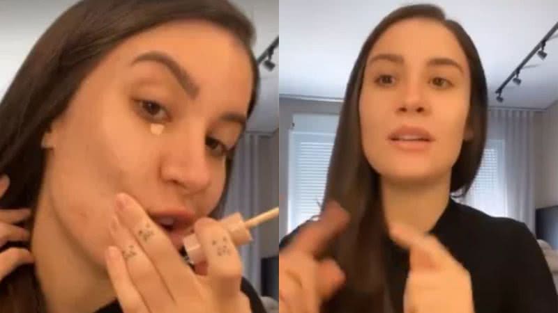 Mãe de primeira viagem, Ex-BBB Bianca Andrade se queixa de acnes no puerpério: "Realidade da mamãe" - Reprodução/Instagram