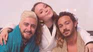 Dois anos depois, Larissa Manoela reencontra Eike Duarte e André Luiz Frambach, amigos do filme 'Modo Avião': "Muita risada" - Reprodução/Instagram