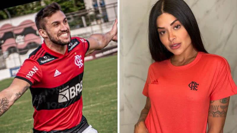 Ex-BBB Arthur Picoli é convidado para o time de futebol 7 do Flamengo e Aline Riscado elogia: "Embaixadinha já vi que faz" - Reprodução/Instagram