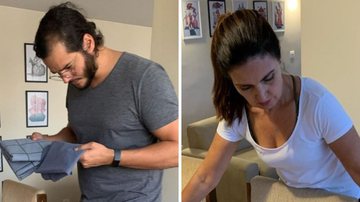 Certinha, Fátima Bernardes pega no batente ao chegar na casa do namorado e promove 'CPI dos lençóis' - Reprodução/Instagram